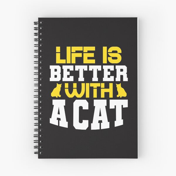 Item preview, LIFE IS BETTER WITH A CAT designed and sold by BLKHAS.