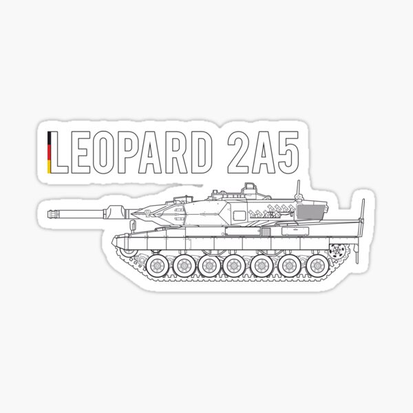 Leopard Tank Stickers for Sale