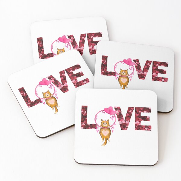 Item preview, LOVE Hanging Cat- Funny Vday Cat designed and sold by Wheeler-Styl3.