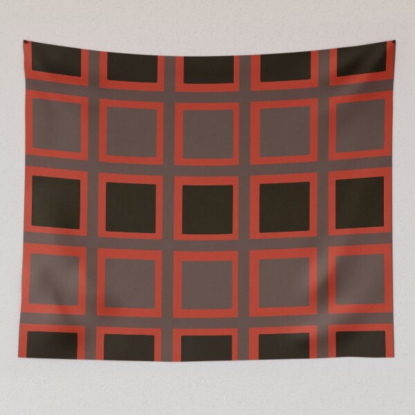 Item preview, Squares Pattern Design Throw Pillow  2 designed and sold by blueocan.