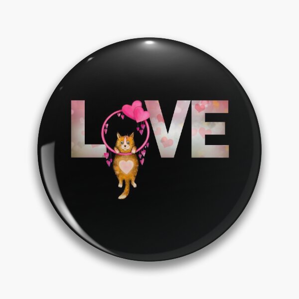 Item preview, LOVE Hanging Cat- Funny Vday Cat designed and sold by Wheeler-Styl3.