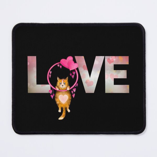 Item preview, LOVE Hanging Cat- Funny Vday Cat designed and sold by Wheeler-Styl3.