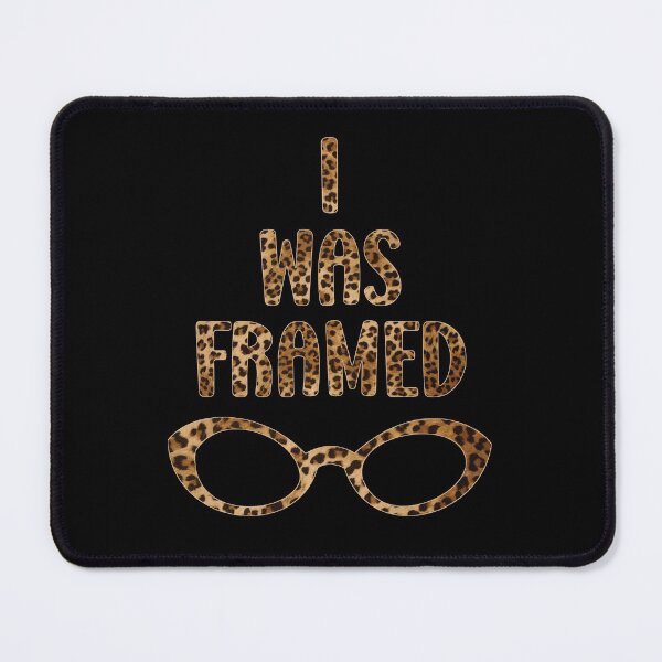 Item preview, I Was Framed Pun Quote designed and sold by Primroaddesigns.