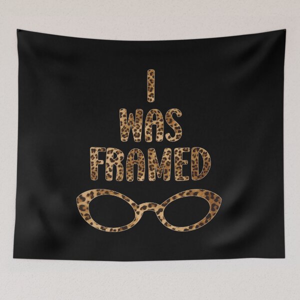 Item preview, I Was Framed Pun Quote designed and sold by Primroaddesigns.