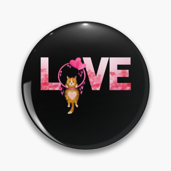 Item preview, LOVE Hanging Cat- Funny Vday Cat designed and sold by Wheeler-Styl3.