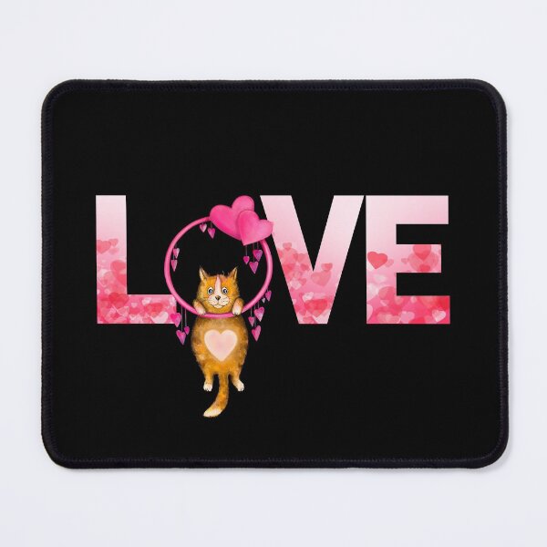 Item preview, LOVE Hanging Cat- Funny Vday Cat designed and sold by Wheeler-Styl3.