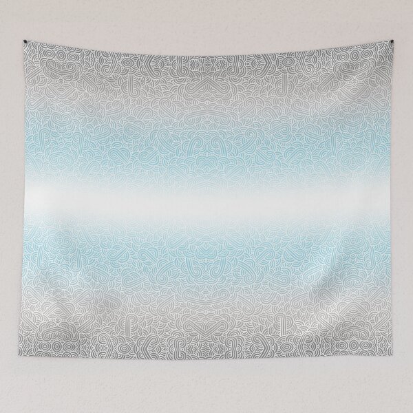 Item preview, Ombré demiboy colours and white swirls doodles designed and sold by savousepate.