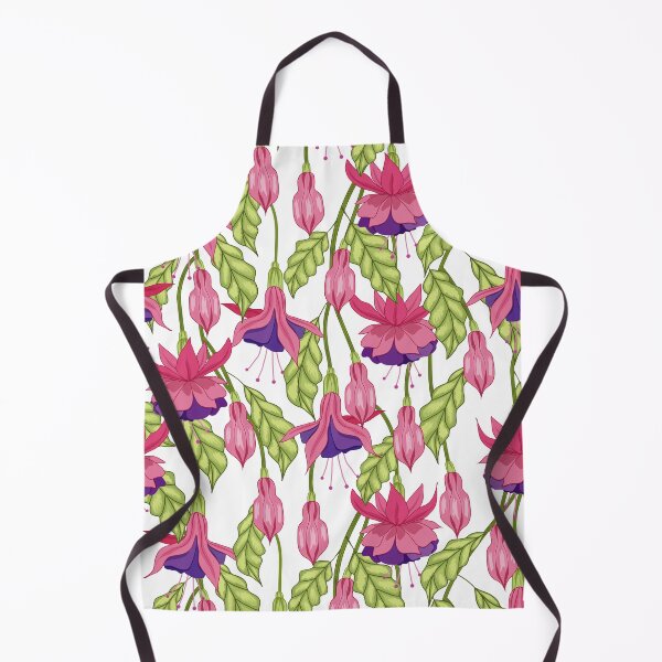 Item preview, Fuchsia Flowers Pattern designed and sold by Ayesha Saleem.