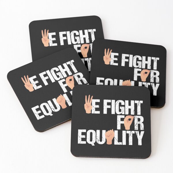 Item preview, We Fight For Equality Fighting For Deaf Rights Sign Language designed and sold by Urosek.