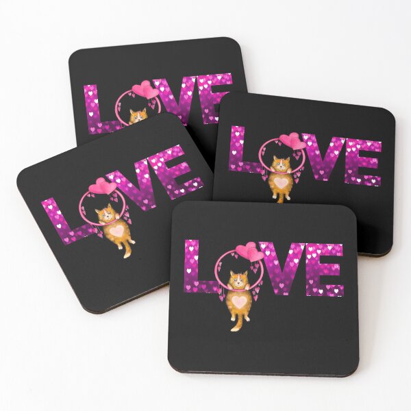 Item preview, LOVE Hanging Cat- Funny Vday Cat designed and sold by Wheeler-Styl3.