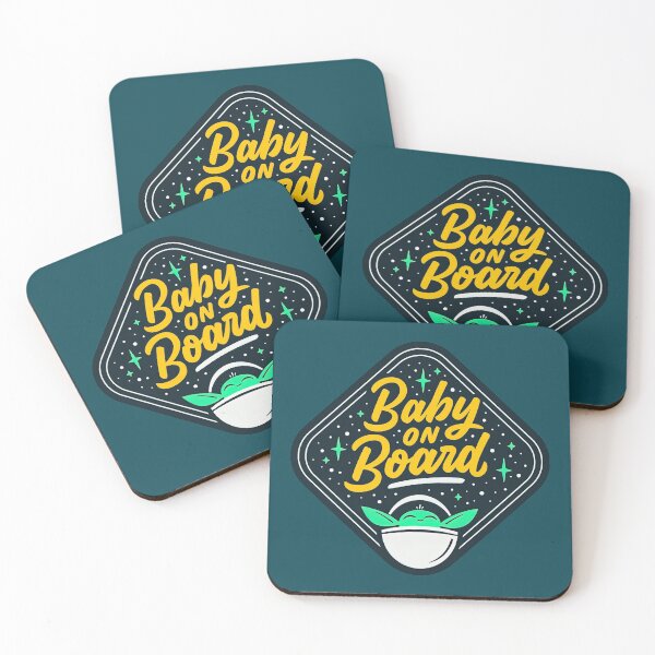 Item preview, Baby On Board, BabyYoda On Board, Baby in Car designed and sold by graphic-genie.