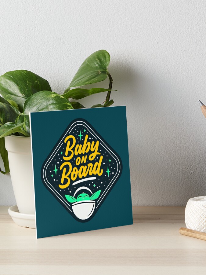 Baby On Board, Baby Dino On Board, Baby in Car Sticker for Sale by  graphic-genie