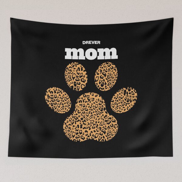 Item preview, Haute Leopard Drever Mom Dog Paw With Rich Leopard Print designed and sold by HauteLeopard.