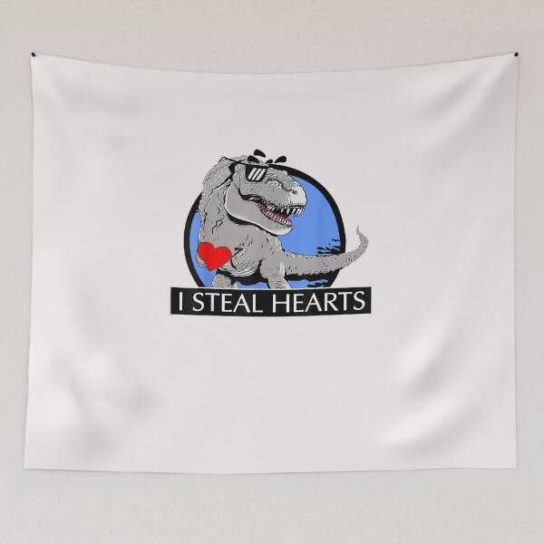 Item preview, I steal hearts Dino Rex T-Shirt designed and sold by shop   luisant.