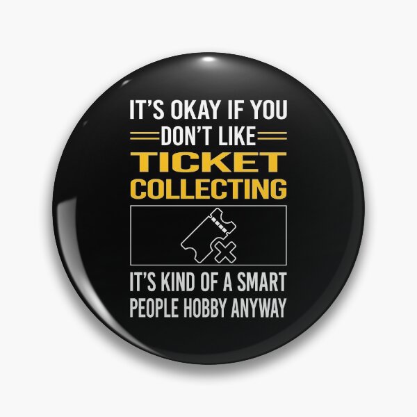 Item preview, Funny Smart People Ticket Collecting Tickets designed and sold by RandalDavis.