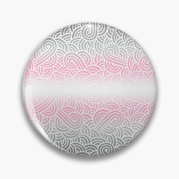 Item preview, Ombré demigirl colours and white swirls doodles designed and sold by savousepate.