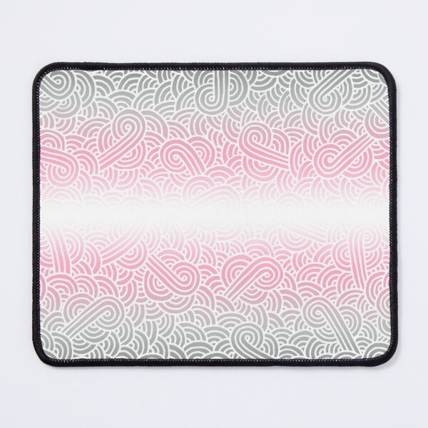 Item preview, Ombré demigirl colours and white swirls doodles designed and sold by savousepate.