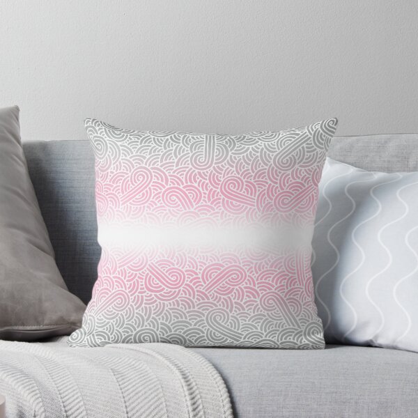 Item preview, Ombré demigirl colours and white swirls doodles designed and sold by savousepate.