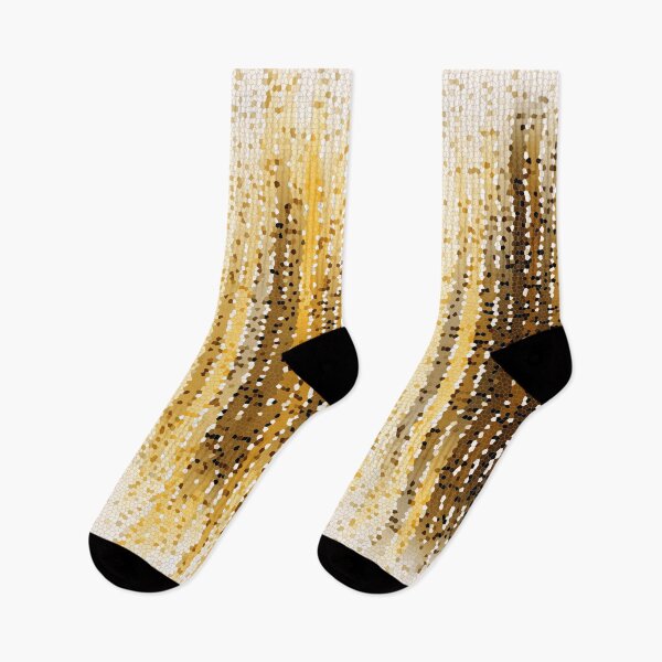 Item preview, Vertical stripes, mosaic, white, yellow, ochre designed and sold by Svitac.