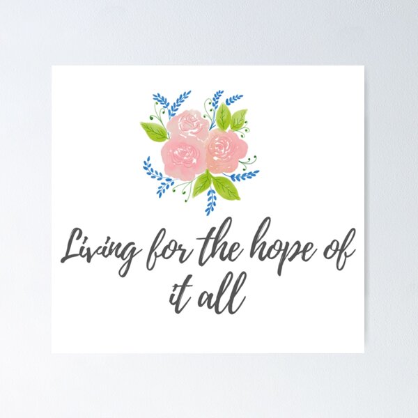 Item preview, Living for the hope of it all Taylor Swift August Lyrics designed and sold by Simi2020.