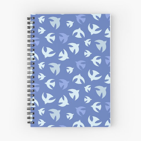 Item preview, Birds Mid Blue designed and sold by ToEllaBloom.