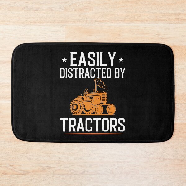 Item preview, Easily Distracted By Tractors - Funny Farmer Gift, Tractor Lover designed and sold by Creative Angel.