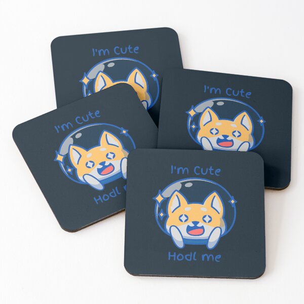 Item preview, I am Cute hodl me shiba in cute design in blue designed and sold by Creative Life.