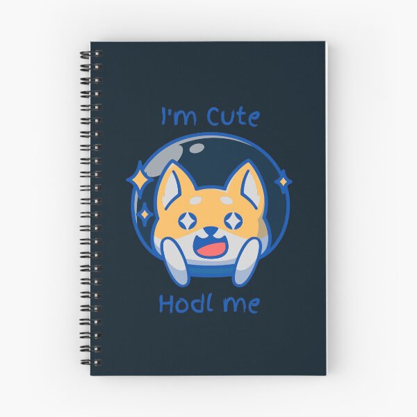 Item preview, I am Cute hodl me shiba in cute design in blue designed and sold by Creative Life.