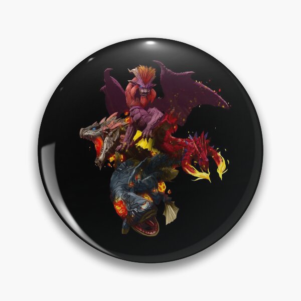 Item preview, Monster Hunter Collage Fire designed and sold by Fantasyhaze.