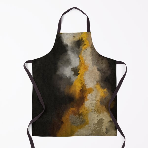 Artikelvorschau, Abstract, painting, vertical fields, black, yellow, grey, beige entworfen und verkauft von Svitac.