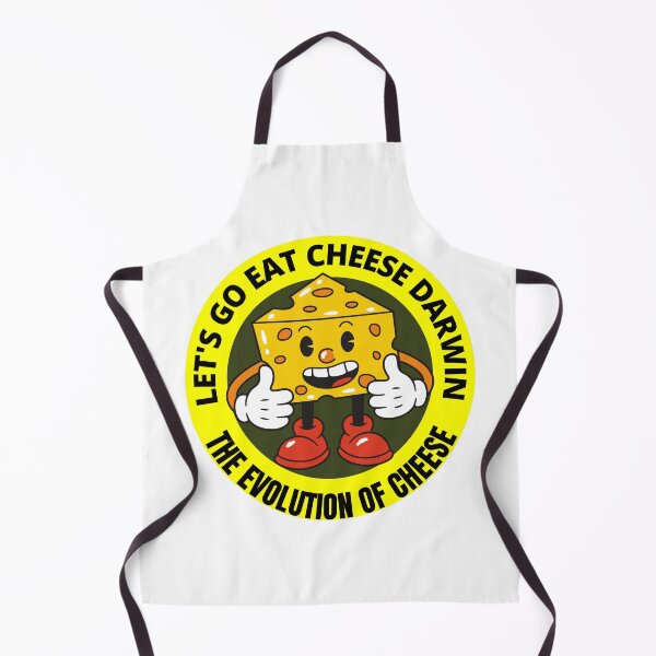 Item preview, Let's Go Eat Cheese Darwin Funny The Evolution Of Cheese Round Sticker designed and sold by RGRamsey.