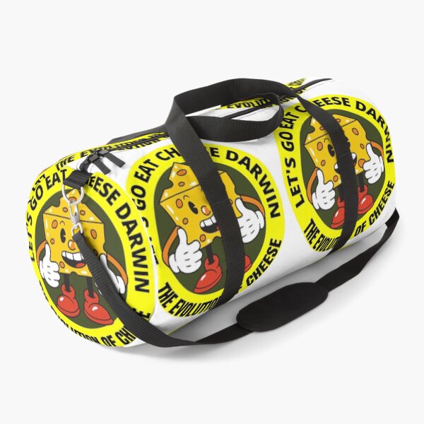 Item preview, Let's Go Eat Cheese Darwin Funny The Evolution Of Cheese Round Sticker designed and sold by RGRamsey.