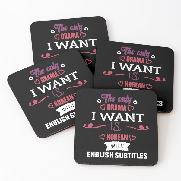 Item preview, The Only Drama I Want Is Korean With English Subtitles -Korean English Subtitles Drama-color font new style designed and sold by RIDA LOUCHACHHA.
