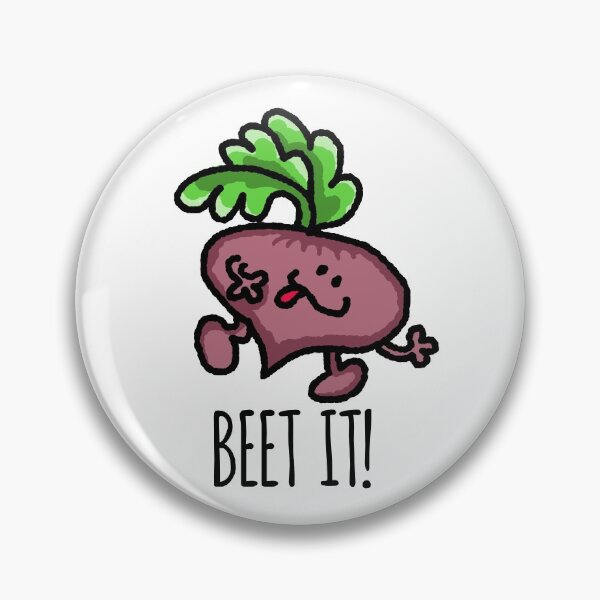 Item preview, Beet It Cute Beetroot Funny Food Pun designed and sold by SunnyStreet.