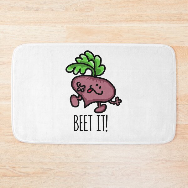 Item preview, Beet It Cute Beetroot Funny Food Pun designed and sold by SunnyStreet.