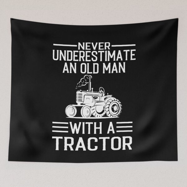 Item preview, Never Underestimate An Old Man With A Tractor - Funny Farmer Gift designed and sold by Creative Angel.