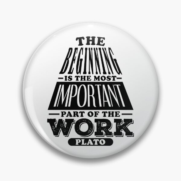 Item preview, Importance of Beginning Quote designed and sold by garmentoffaith.