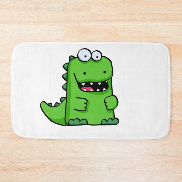 Item preview, Happy Smiling Green Dinosaur designed and sold by SunnyStreet.