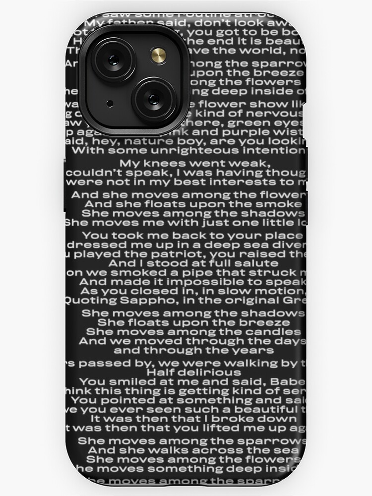 Nature Boy - Nick Cave & The Bad Seeds (lyrics) iPhone Case for Sale by  Brett Jordan