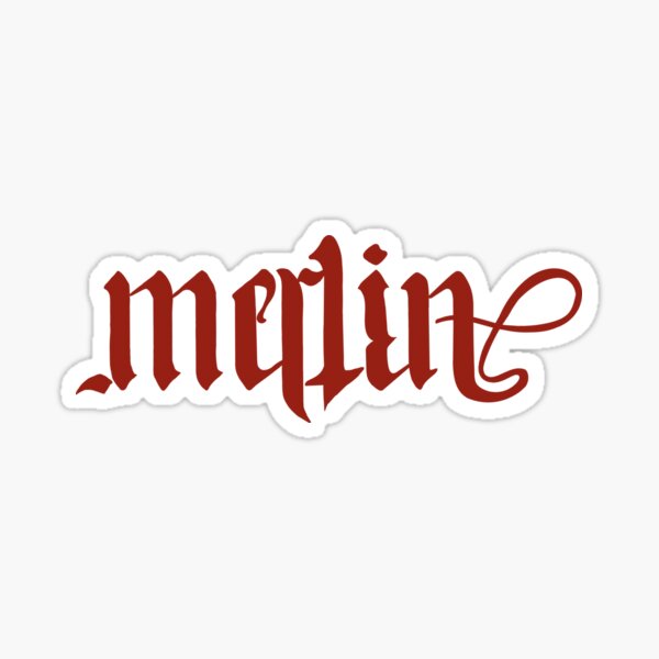 Item preview, Merlin/Arthur (Merthur) - Symbiotogram (similar to Ambigram) designed and sold by pen-dragon-lord.