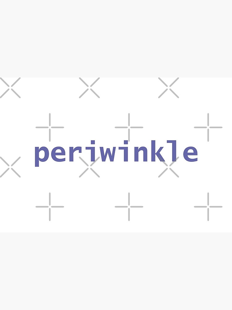 "Pantone Color of the Year 2022 Periwinkle Typography in Very Peri Blue" Poster for Sale by