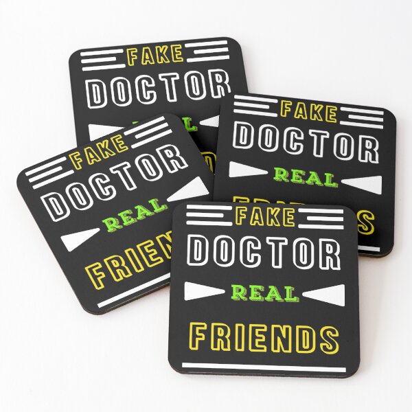 Item preview, FAKE DOCTOR REAL FRIENDS    designed and sold by QuriousShhop.