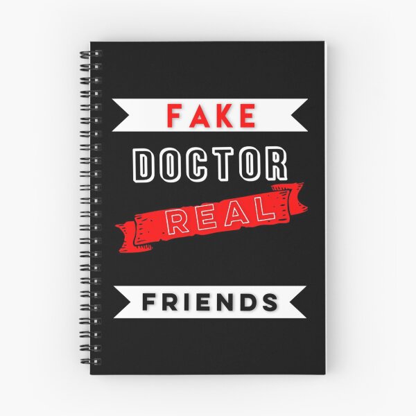 Item preview, FAKE DOCTOR REAL FRIENDS   designed and sold by QuriousShhop.