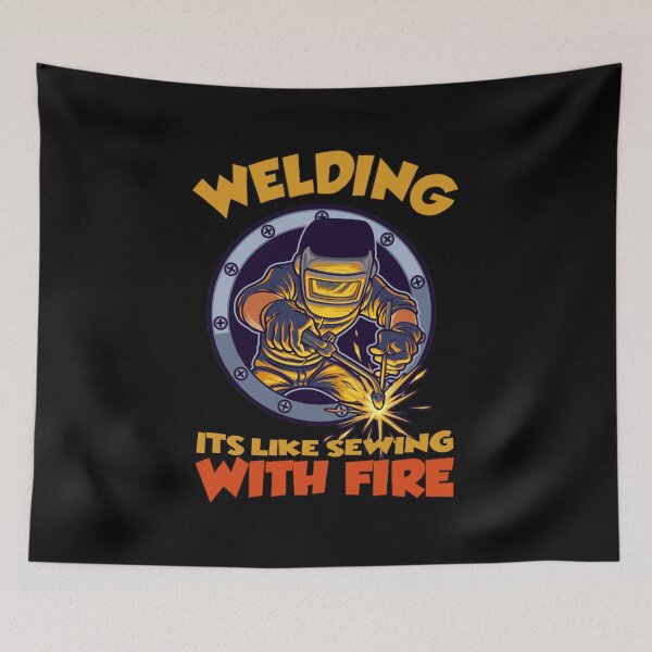 Item preview, Welding Its Like Sewing With Fire - Funny Welder quotes designed and sold by HROC.
