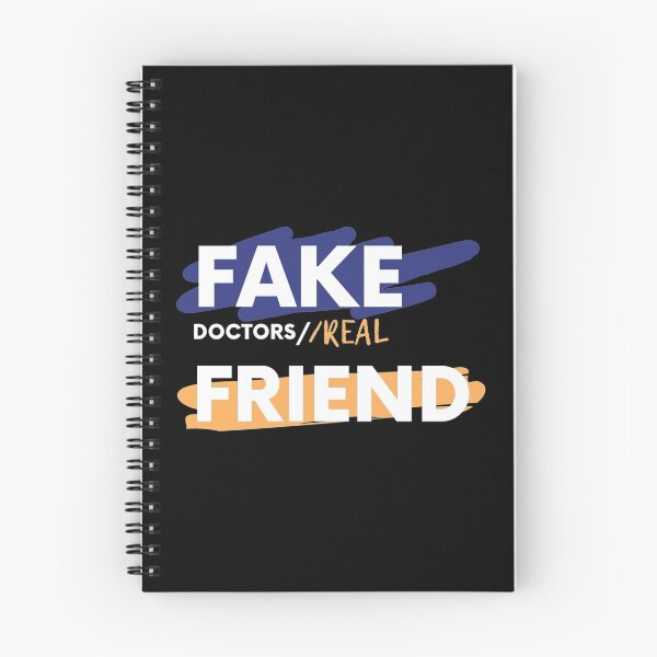 Item preview, fake doctors real friend   designed and sold by QuriousShhop.