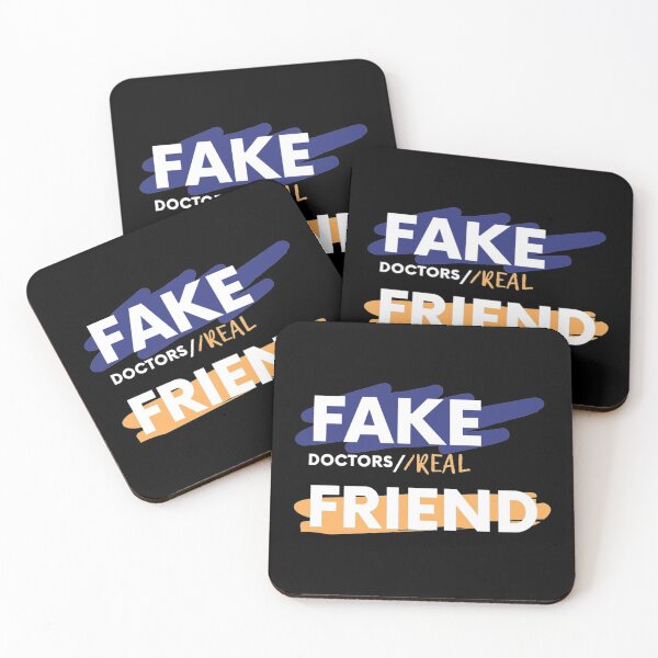 Item preview, fake doctors real friend   designed and sold by QuriousShhop.