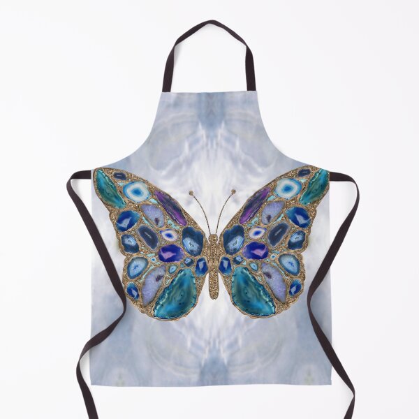 Item preview, Blue and Purple Geodes Butterfly designed and sold by k9printart.