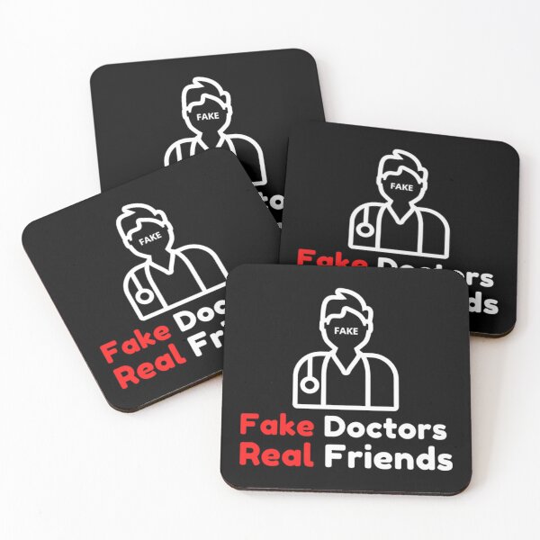 Item preview, Fake Doctors Real Friends                              designed and sold by QuriousShhop.