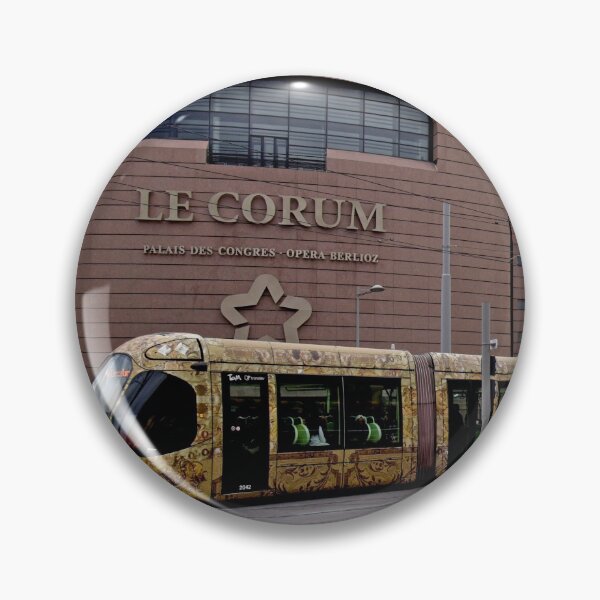 Item preview, Montpellier trams at Le Corum  designed and sold by Random Railways.