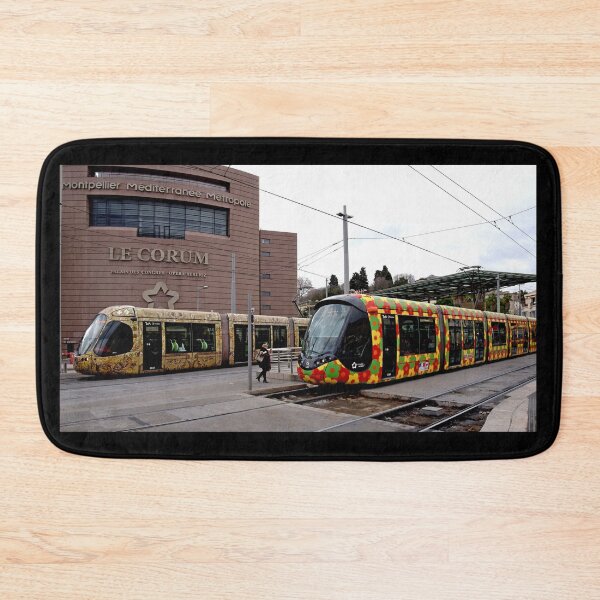 Item preview, Montpellier trams at Le Corum designed and sold by Random Railways.